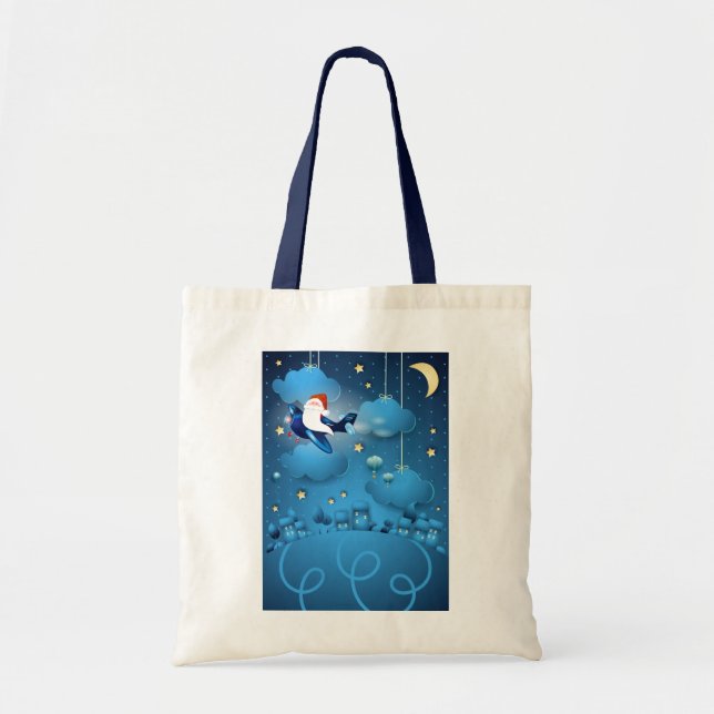 Tote Bolsa de Santa Está Chegando (Frente)