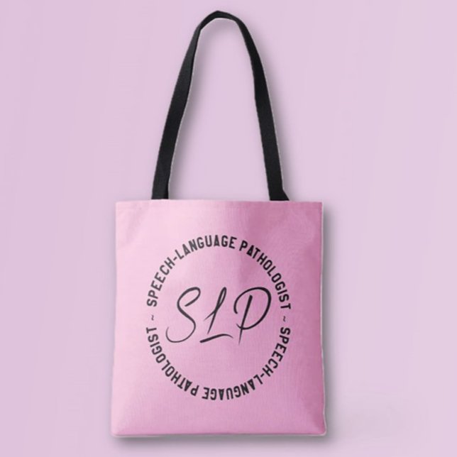 Tote Bolsa de SLP! Terapeuta da Fala e Linguagem (Criador carregado)