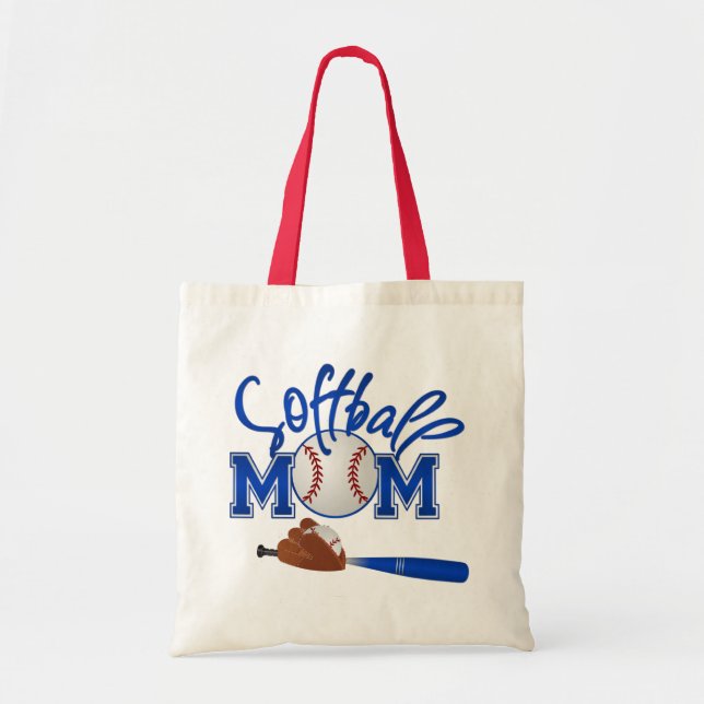 Tote Bolsa de softball (Frente)
