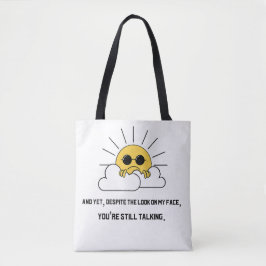 Tote Bolsa de sol rabugento