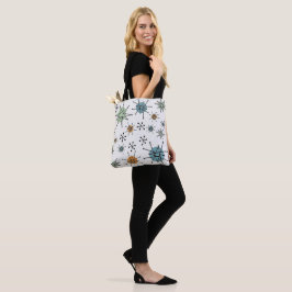 Tote Bolsa de Starburst retroativo 70s - estilo design