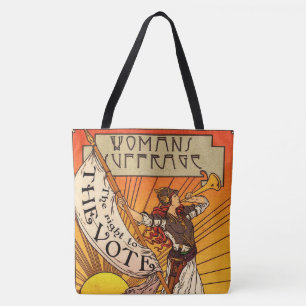Tote Bolsa de Sufrágio feminino