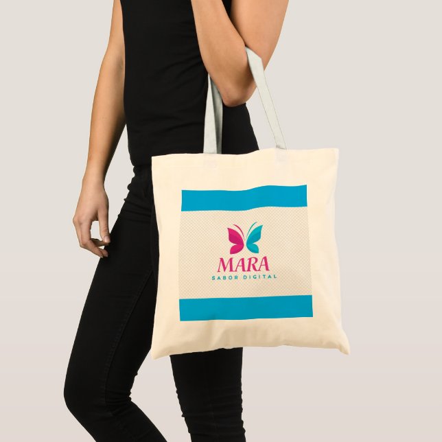 Tote Bolsa de tela personalizada MARA (Frente (produto))