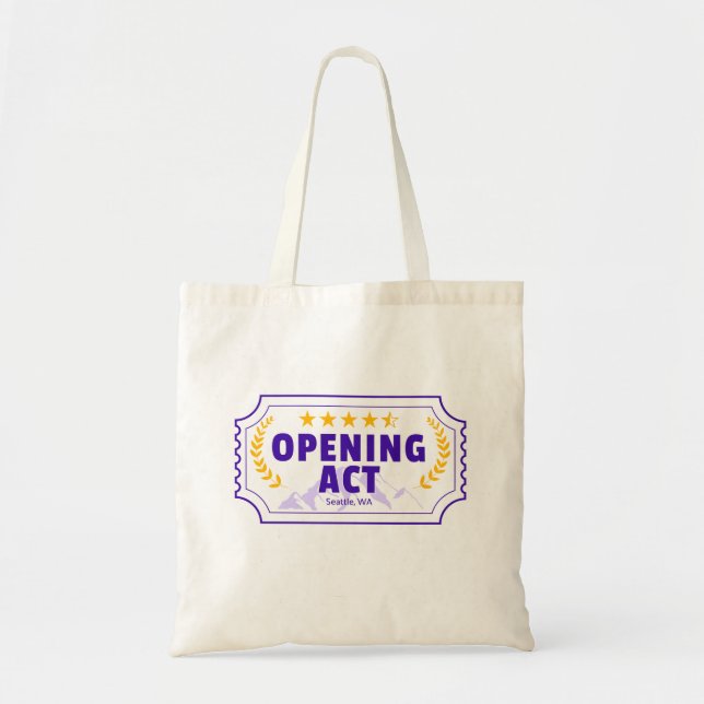 Tote Bolsa de tíquete (Frente)