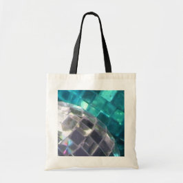 Tote Bolsa de toques de bolhas azuis