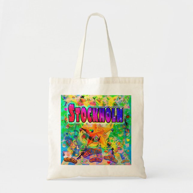 Tote Bolsa de Toques de Hora de Estocolmo (Frente)