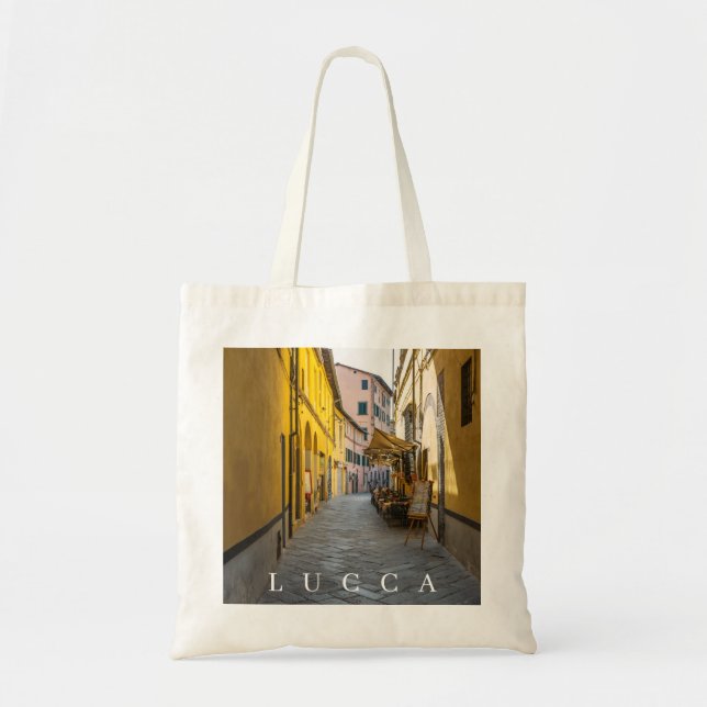 Tote Bolsa de toques de vista de rua Lucca (Frente)