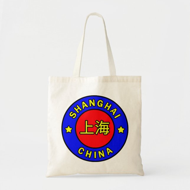 Tote Bolsa de toques de Xangai China (Frente)