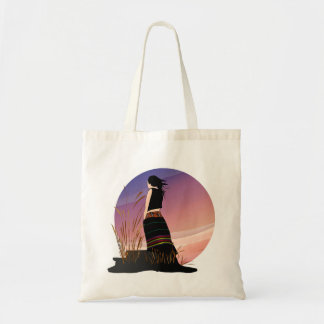 Tote Bolsa de Toques Tribal de Menina Konyak Naga