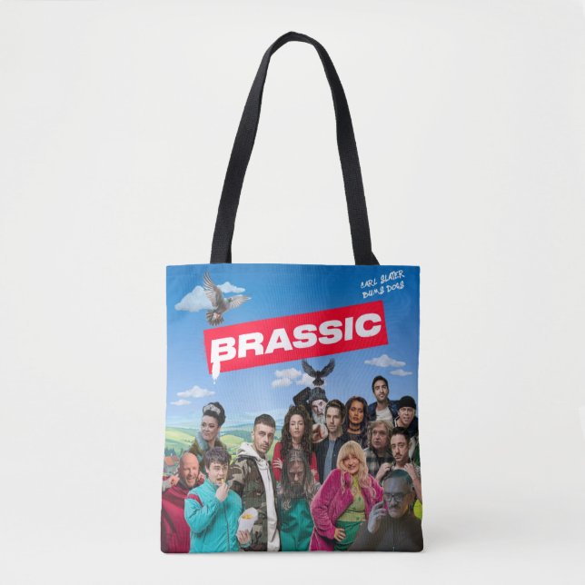 Tote Bolsa de Tota do Ombro All-Over-Impressão, Shoulde (Frente)