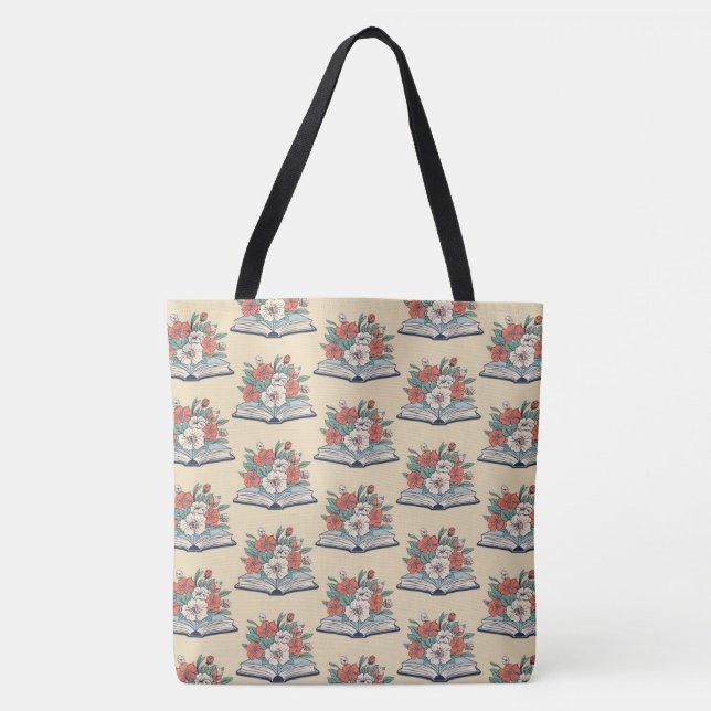 Tote Bolsa de Transporte de Livros (Frente)
