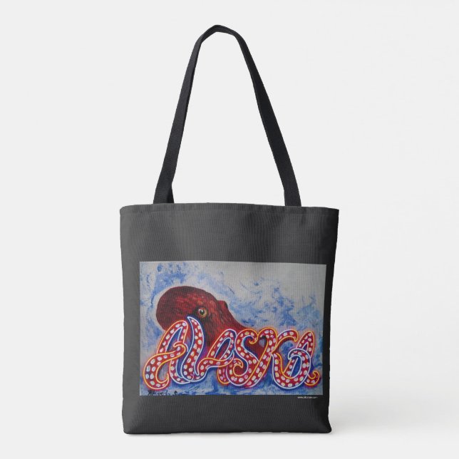 Tote Bolsa de transporte OctoAlaska & Borealis Run (Verso)