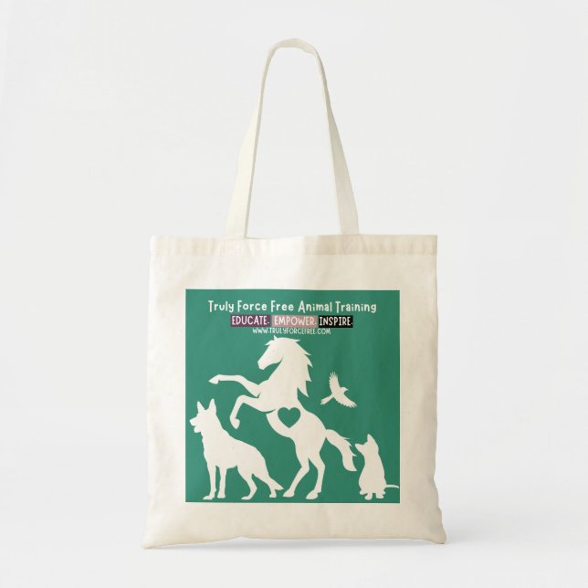 Tote Bolsa de Treinamento de Animais Verdadeiramente Li (Frente)