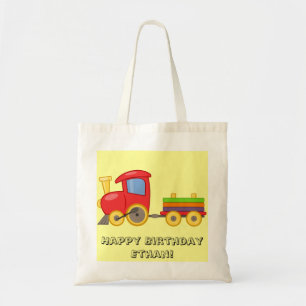 Tote Bolsa de Trem Personalizada para Crianças