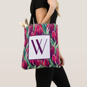 Tote Bolsa de Tulip Monograma