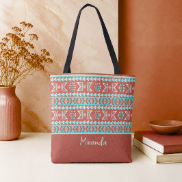 Tote Bolsa de verão tribal tropical