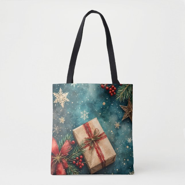 Tote Bolsa de Véspera de Natal (Frente)