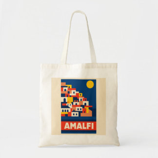 Tote Bolsa de viagem Amalfi Itália Vintage Retro Costei