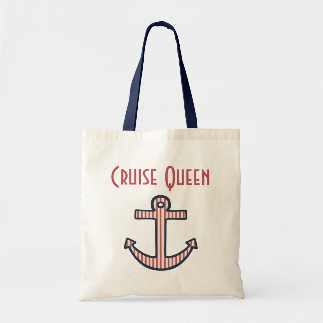 Tote Bolsa de Viagem Âncora de Cruzeiro Presente (Frente)
