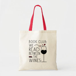 Tote Bolsa de vinho do Clube de Livro Minimalista