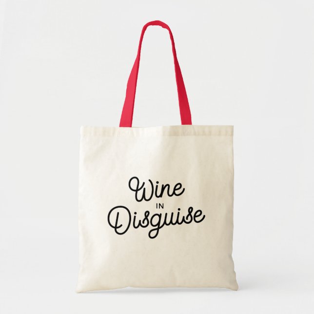 Tote Bolsa de vinho engraçada, Bolas de vinho engraçada (Frente)