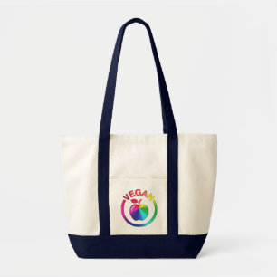 Tote bolsa decorativa de bolsa de compra do vegano do a