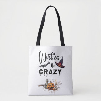 Tote Bolsa Dia de as Bruxas engraçado