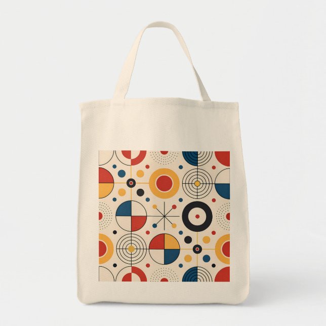 Tote Bolsa diseño geométrico (Frente)
