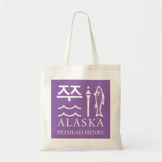 Tote Bolsa do Alaska Glyph para Colecionadores de Candy (Frente)