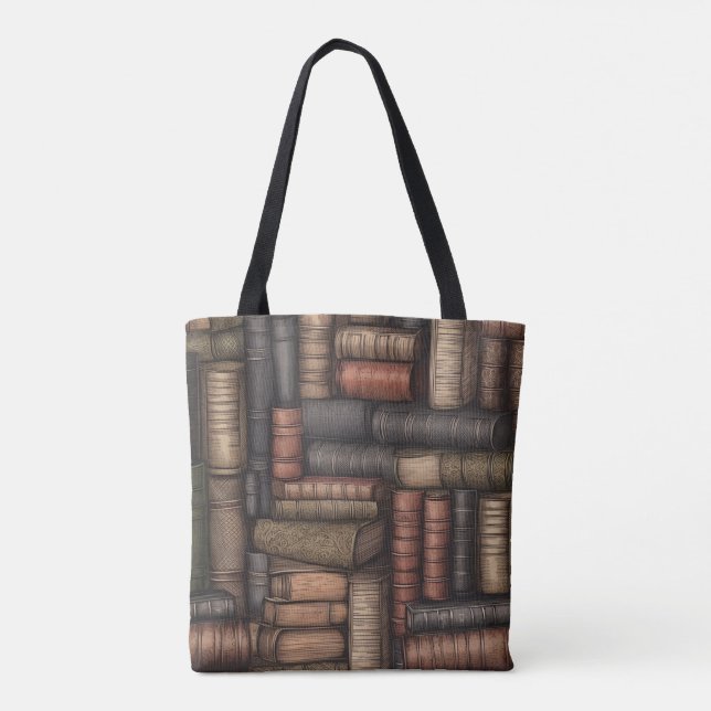 Tote Bolsa do Bookworm (Verso)