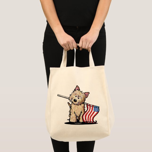 Tote BOLSA do Cairn Terrier Grocery (Frente (produto))