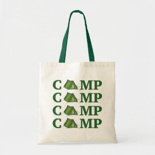 Tote BOLSA do Campanha de Verão de Tenda Verde do CAMP
