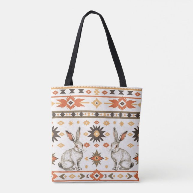 Tote Bolsa do Desert Hares (Verso)