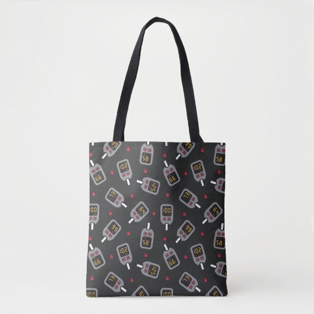 Tote Bolsa do glucométer (Frente)