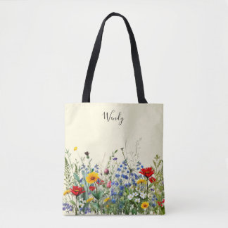 Tote Bolsa do Jardim da Natureza Personalizado