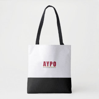 Tote Bolsa do logotipo vermelho AYPO