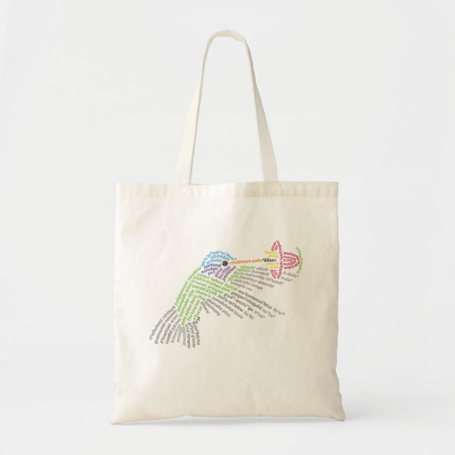 Tote Bolsa do Mundo Hummingbird (Frente)