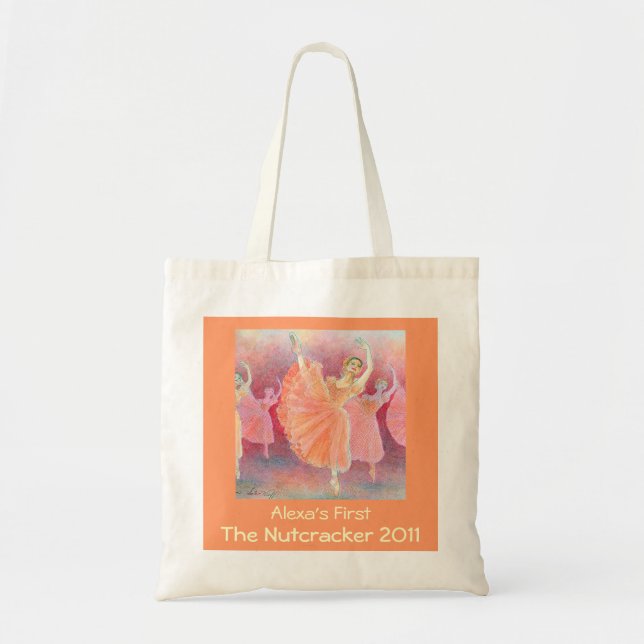 Tote Bolsa do Nutcracker do seu dançarino o primeiro (Frente)