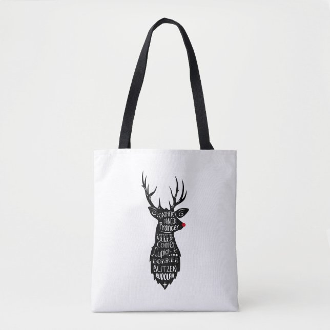 Tote Bolsa do Ombro de Natal (Frente)