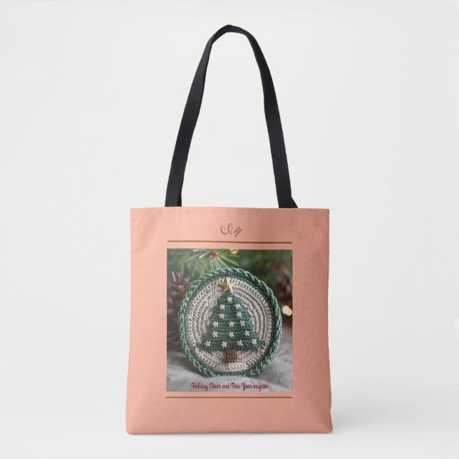 Tote Bolsa do Ombro de Natal (Frente)