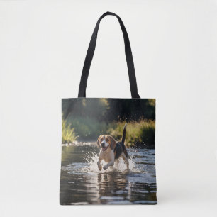 Tote Bolsa do Ombro do Beagle Elegante