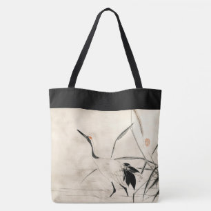 Tote Bolsa do Ombro do Crane Japonês