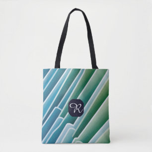 Tote Bolsa do ombro do Monograma Personalizado - Abstra