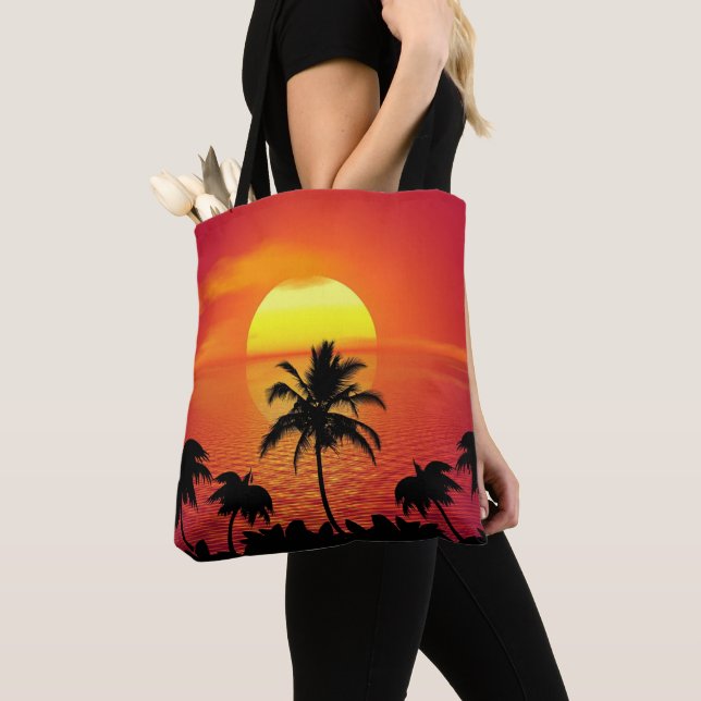 Tote BOLSA do ombro do SOL TROPICAL (Close Up)
