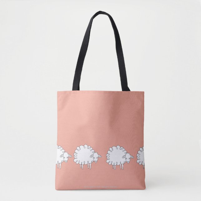 Tote Bolsa do Ombro Ovino Whimsical (Frente)