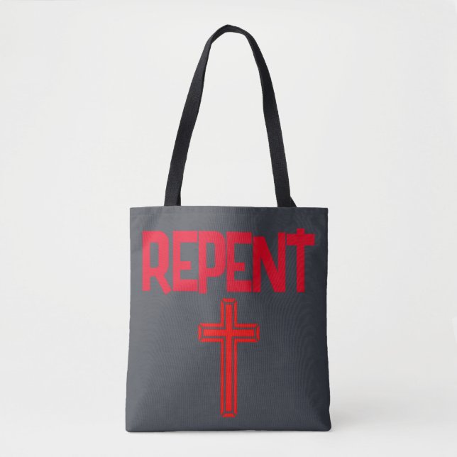 Tote BOLSA do Ombro REPENT-SACRIFICE (Frente)