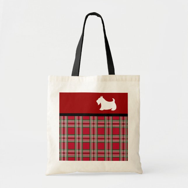 Tote Bolsa do Terrier Escocês (Frente)