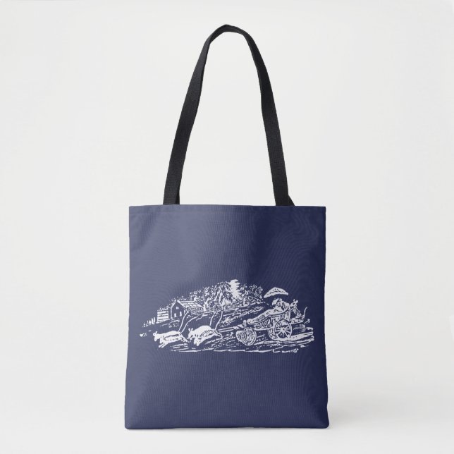 Tote Bolsa do treinador de mouse humorístico (Frente)