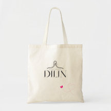 Bolsa Elegante de Logo de Roupas Minimalista