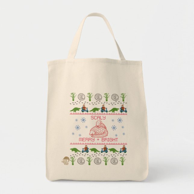 Tote Bolsa escalável, Feliz e brilhante (Frente)
